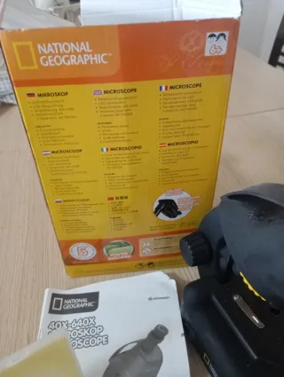 Microscopio National Geographic para niños
