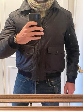 Chaqueta Belstaff Bomber Negra