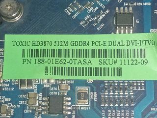 Sapphire TOXIC HD3870 Tarjeta Gráfica