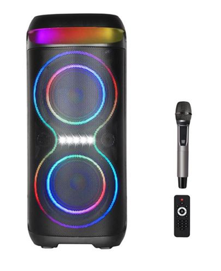 Altavoz Karaoke 40W con Micrófono Inalámbrico