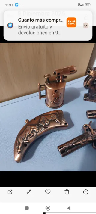 Set di accendini vintage (nuovi)