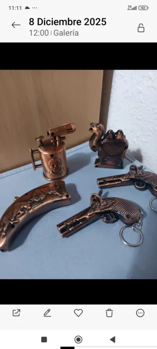 Set di accendini vintage (nuovi)