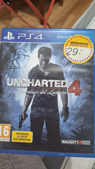 Uncharted 4: El Desenlace del Ladrón PS4