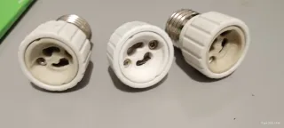 Adattatore GU10 ceramica/plastica