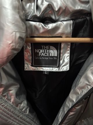 The North Face Anorak Talla L Plata/Negro