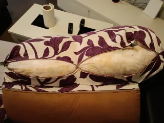 Sofá Chaiselongue 3 Plazas Negro/morado