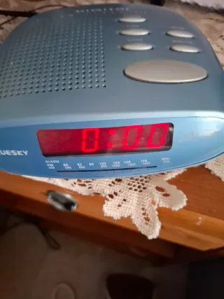 Radio Despertador Sky Azul