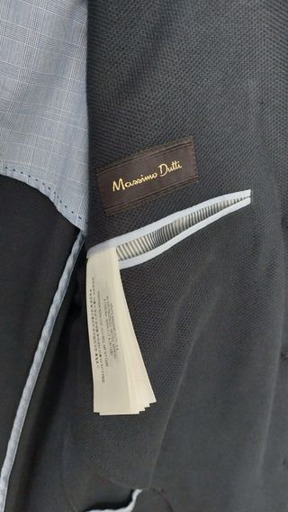 Americana Massimo Dutti Azul Primavera/Verano