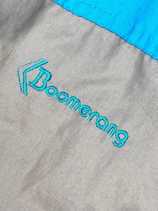 Chaqueta vintage Boomerang color block azul gris