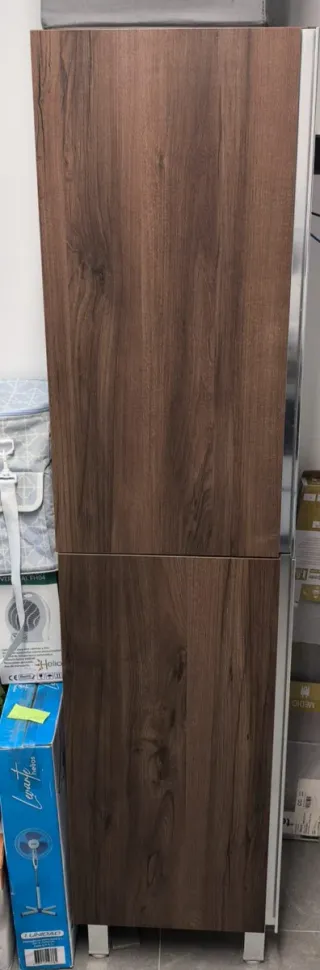 Columna de baño madera y metal