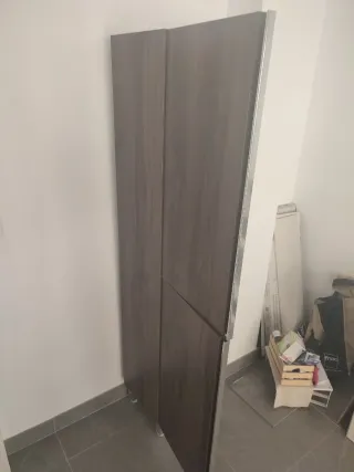 Columna de baño madera y metal