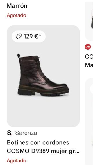 Botas de piel con cordones