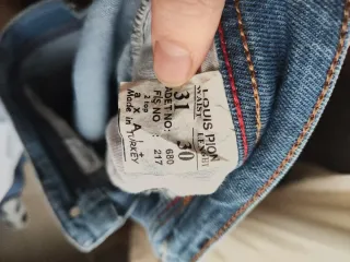 Pantalón vaquero pitillo Louis Pion hombre azul