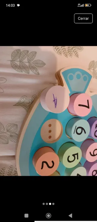 Juego educativo peces números 1-10