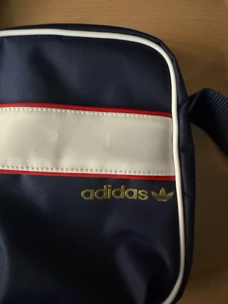 Bolso Bandolera Adidas Azul y Blanco