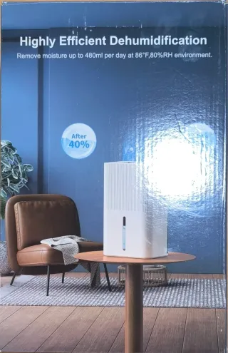 Deshumidificador pequeño blanco