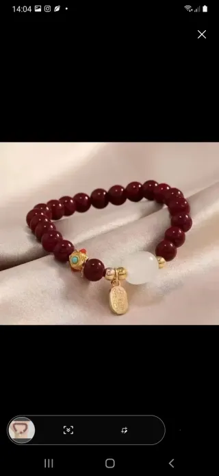 Pulsera Cinabrio Nafu Nueva