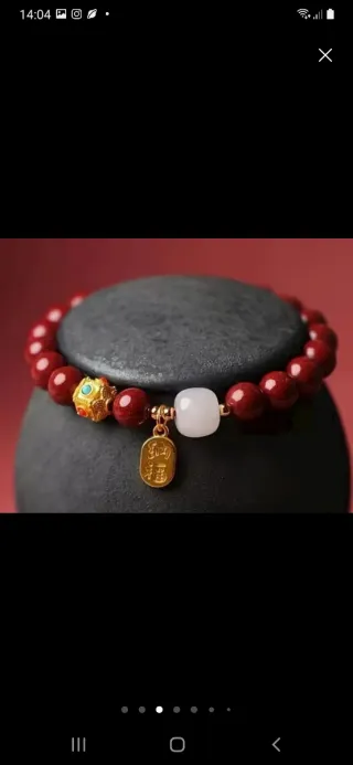 Pulsera Cinabrio Nafu Nueva