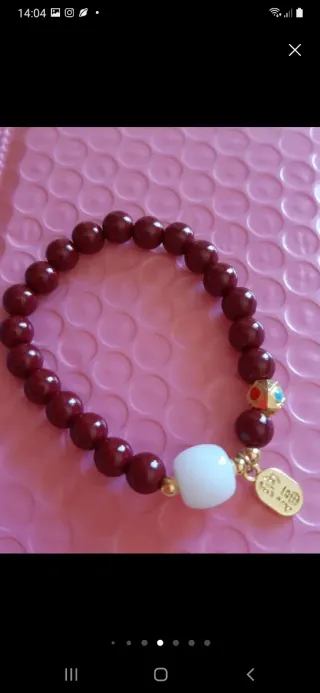 Pulsera Cinabrio Nafu Nueva