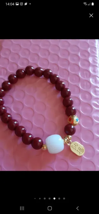 Pulsera Cinabrio Nafu Nueva