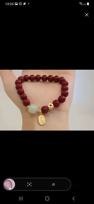 Pulsera Cinabrio Nafu Nueva