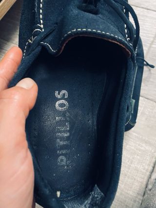 Zapatos náuticos Rothco azul ante