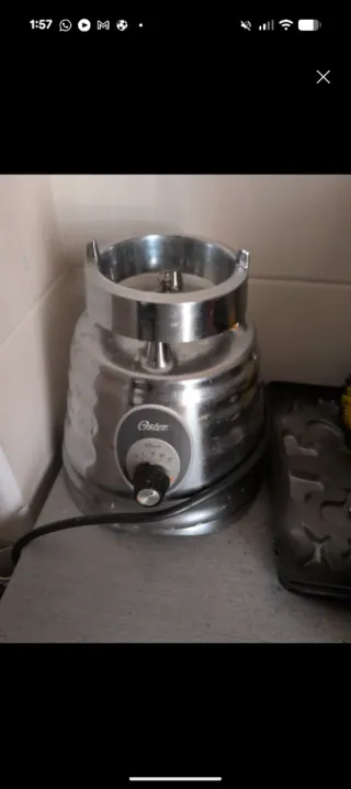 Motor Licuadora Oster Cromado