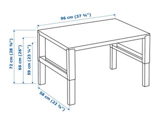 Cama alta flexa + escritorio IKEA