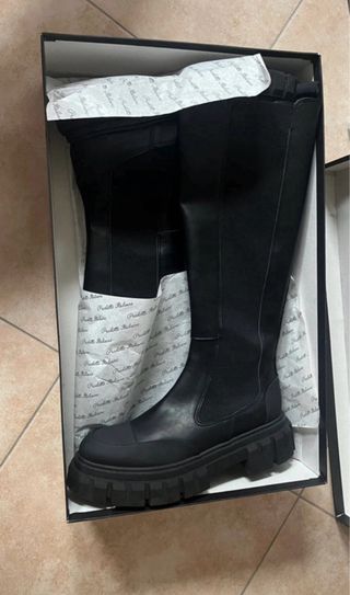 Stivali alti donna neri