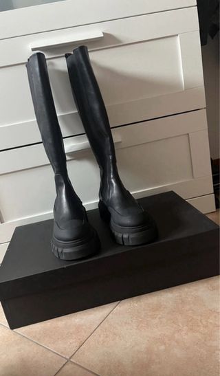 Stivali alti donna neri