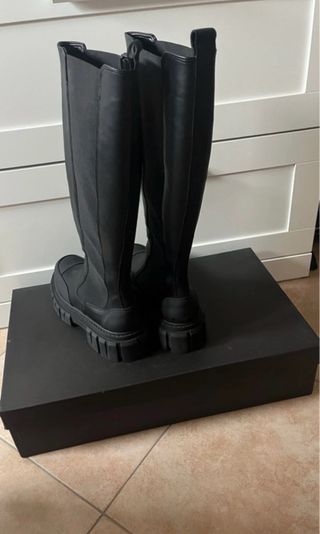 Stivali alti donna neri