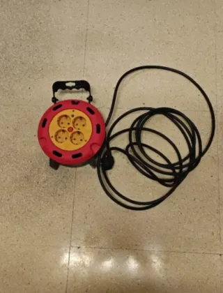 Regleta alargador 4 enchufes 5 metros