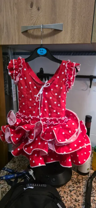 Traje Flamenca Niña 0-1 Año