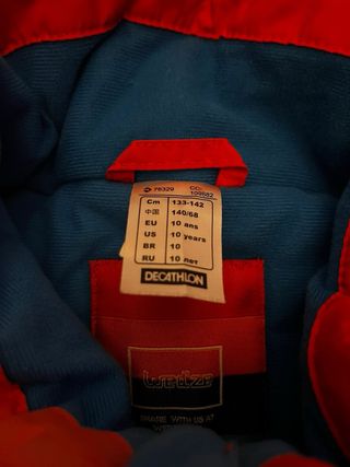 Traje de esquí para niño