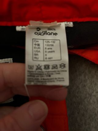 Traje de esquí para niño