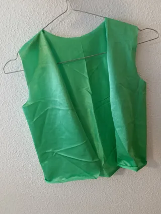Chaleco de disfraz verde para niño