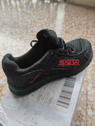 Zapatillas Sparco Negras y Rojas Talla [Talla]