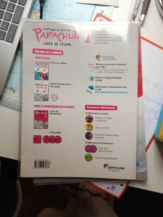 Libro Parachute 1 Santillana Francais