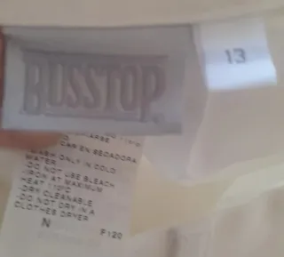 Traje de comunión azul con detalles dorados