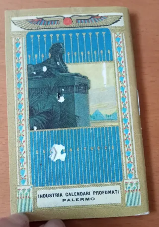 Calendario AIDA 1929 - 11x7cm stampa 1999 VINTAGE