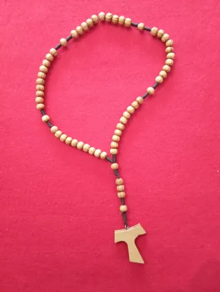 Rosario Francescano in Legno con Croce