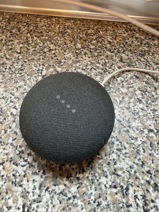 Google Home Mini Negro y cable