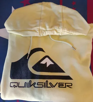 Sudadera Quiksilver Talla L Amarilla