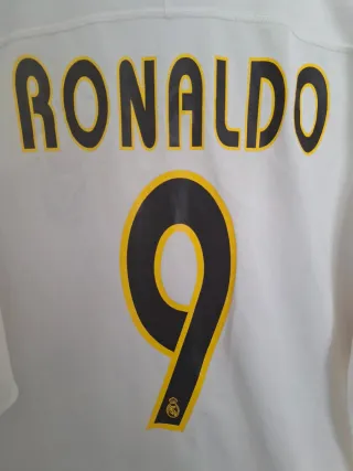 Camiseta Real Madrid 2003/04 Ronaldo #9 Adidas