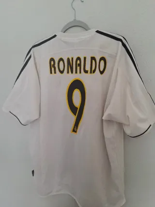 Camiseta Real Madrid 2003/04 Ronaldo #9 Adidas