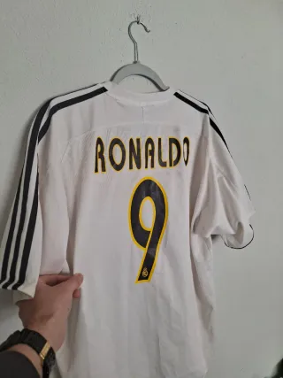 Camiseta Real Madrid 2003/04 Ronaldo #9 Adidas