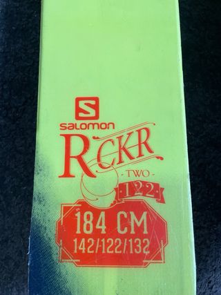 Sci Salomon freeride Rocker122
