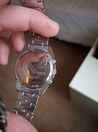 Reloj K Collection Rojo y Plateado