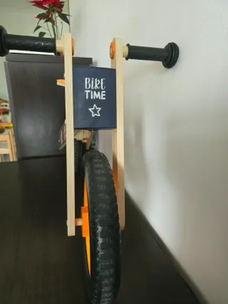 Bicicleta de equilibrio de madera, para + de 3años