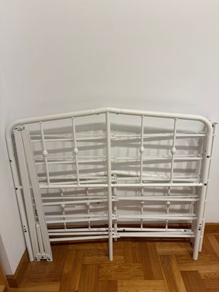Somier Cama Metal Blanco oferta hasta el miércoles